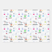 Chemiewissenschafts-Teströhren Labrador School Bet Geschenkpapier Set (Vorderseite 3)