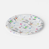 Chemiewissenschafts-Teströhren Labrador School Bet Pappteller (Schrägansicht)