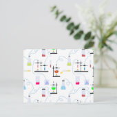 Chemiewissenschafts-Teströhren Labrador School Bet Postkarte (Stehend Vorderseite)
