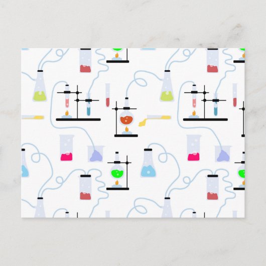 Chemiewissenschafts-Teströhren Labrador School Bet Postkarte (Vorderseite)