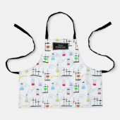 Chemiewissenschafts-Teströhren Labrador School Bet Schürze (Vorderseite)