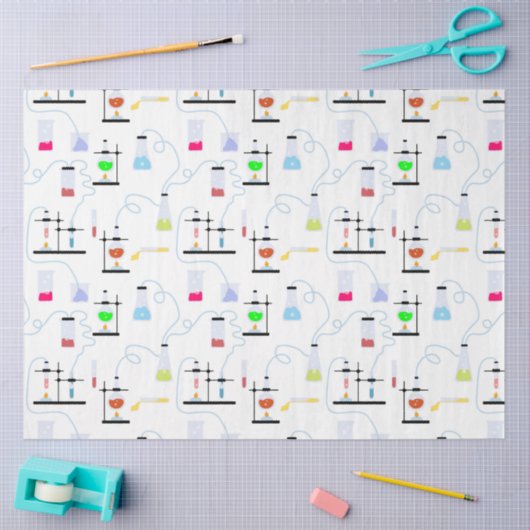 Chemiewissenschafts-Teströhren Labrador School Bet Seidenpapier (Basteln)