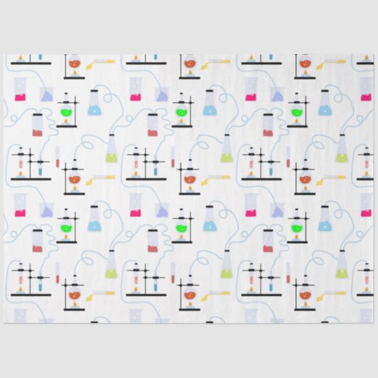 Chemiewissenschafts-Teströhren Labrador School Bet Seidenpapier (Vorderseite)