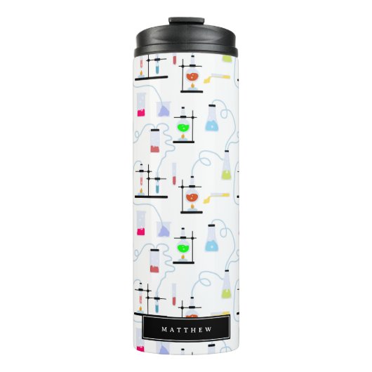 Chemiewissenschafts-Teströhren Labrador School Bet Thermosbecher (Vorderseite)