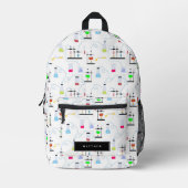 Chemiewissenschaftstestuben Labrador School Bedruckter Rucksack (Vorderseite)