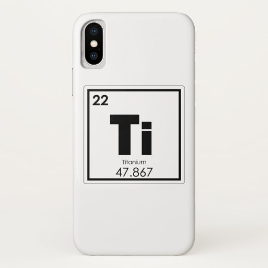 Chemikalie des Titanelements Case-Mate iPhone Hülle (Rückseite)
