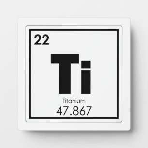 Chemikalie des Titanelements Fotoplatte