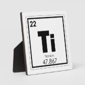 Chemikalie des Titanelements Fotoplatte (Vorderseite)
