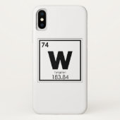 Chemikalische Formel für Wolframelemente Case-Mate iPhone Hülle (Rückseite)