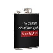 Chemiker Alkohollösung Chemie Joke Flachmann (Rechts)