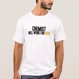 Chemiker-arbeitet für Bier T-Shirt