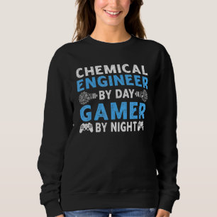 Chemiker-by-Day-Gamer-by-Night-Gaming-Vater Sweatshirt