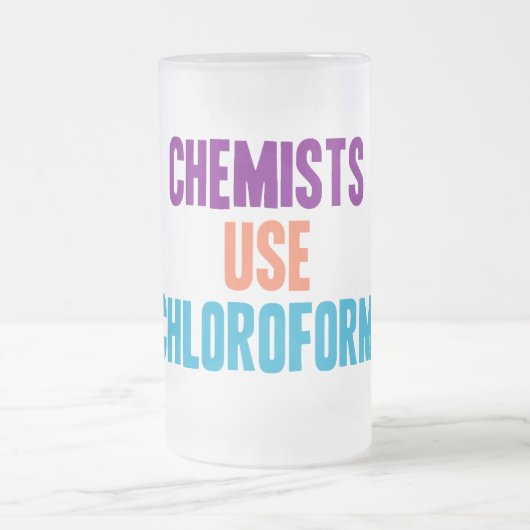 Chemiker-Gebrauchs-Chloroform Mattglas Bierglas (Mittel)