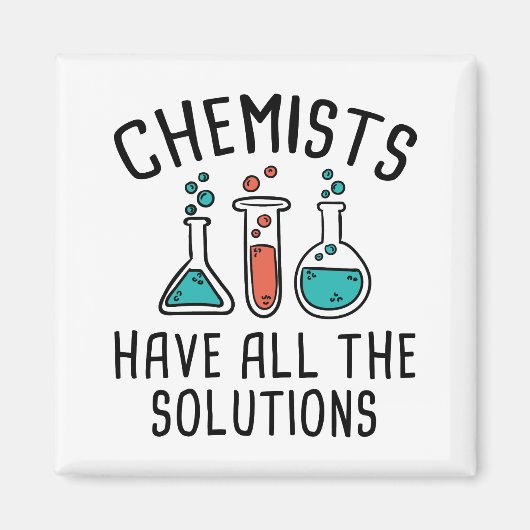 Chemiker haben alle Lösungen Magnet (Vorne)