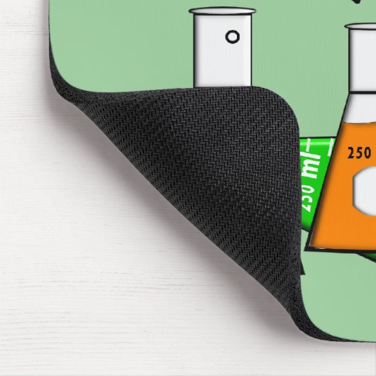 Chemiker-"ich erhalte, Material-zusammen zu Mousepad (Ecke)