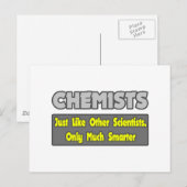 Chemiker...klüger Postkarte (Vorne/Hinten)
