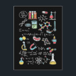 Chemiker Mathematiker Physiker Chemist Postkarte<br><div class="desc">Chemie Mathematiker Physiker Chemist. Wissenschaftler des Wissenschaftslabors.</div>