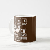 Chemiker Multitasking-Bier-Kaffee Kaffeetasse (Vorderseite Links)