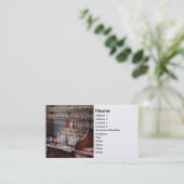 Chemiker - Parfüm-Wissenschaft Visitenkarte (Stehend Vorderseite)