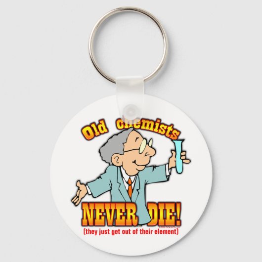 Chemiker Schlüsselanhänger (Vorderseite)