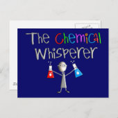 Chemiker Spaß T - Shirt & Geschenke Postkarte (Vorne/Hinten)