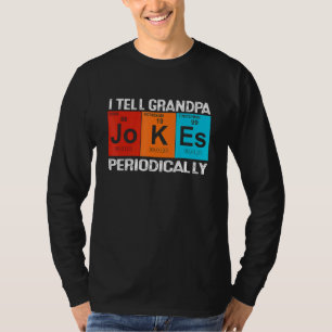 Chemiker Vintag I Tell Opa Jokes Per T-Shirt