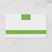 Chemiker-Visitenkarte Visitenkarte (Rückseite)