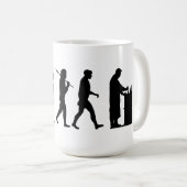 Chemikerapothekerchemie-Evolutionsarbeit Kaffeetasse (VorderseiteRechts)