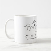 Chemikerpeptid-Wort-Tasse Kaffeetasse (Links)