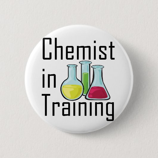 Chemikerstudenten-Chemiekind Button (Vorderseite)