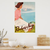 Chemin de Fer des Rochers de Naye, sur Montreux, Poster (Küche)