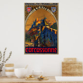 Chemin de fer d'Orléans et du midi, Carcassonne Poster (Küche)