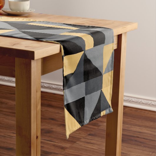 Chemin de Table Géométrie Moderne Kurzer Tischläufer (Beispiel)