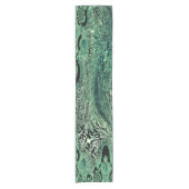 Chemin de table Verdant Spiral — Table Pulse Kurzer Tischläufer (Vorderseite)