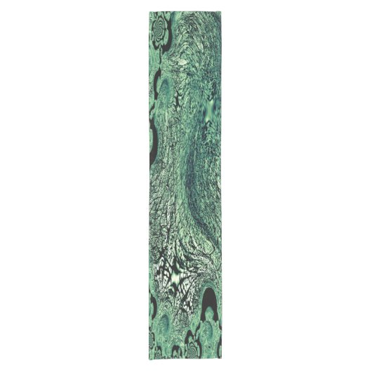 Chemin de table Verdant Spiral — Table Pulse Kurzer Tischläufer (Vorderseite)