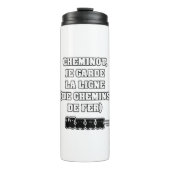 CHEMINOT, JE GARDE LA LIGNE (Zug) Thermosbecher (Vorderseite)