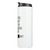 CHEMINOT, JE GARDE LA LIGNE (Zug) Thermosbecher (Nach rechts gedreht)