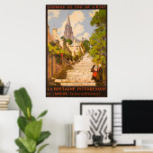 Chemins de Fer de l'Etat, La Bretagne Pittoresque, Poster (Heimbüro)