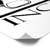 Chemisch eingeschlossen poster (Ecke)