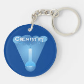 Chemische Becherwolke Schlüsselanhänger (Rückseite)