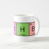 Chemische Element-Lehrer Kaffeetasse (VorderseiteRechts)