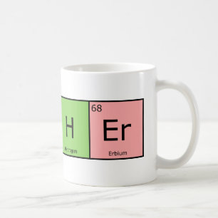 Chemische Element-Lehrer Kaffeetasse