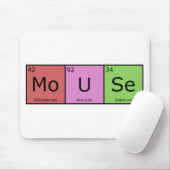 Chemische Element-Mäusematte Mousepad (Mit Mouse)