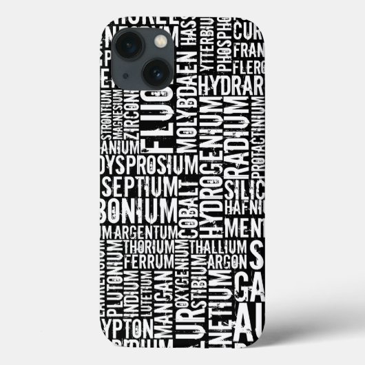 Chemische Elemente.. Carved Wood iPhone Case (Rückseite)