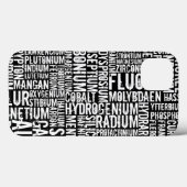 Chemische Elemente.. Carved Wood iPhone Case (Rückseite (Horizontal))