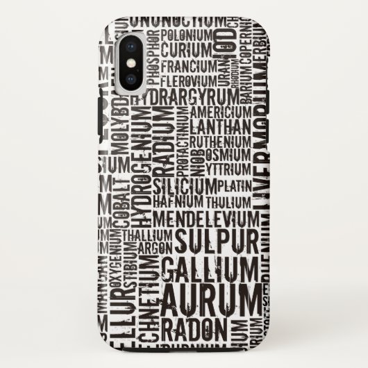 Chemische Elemente.. Case-Mate iPhone Hülle (Rückseite)