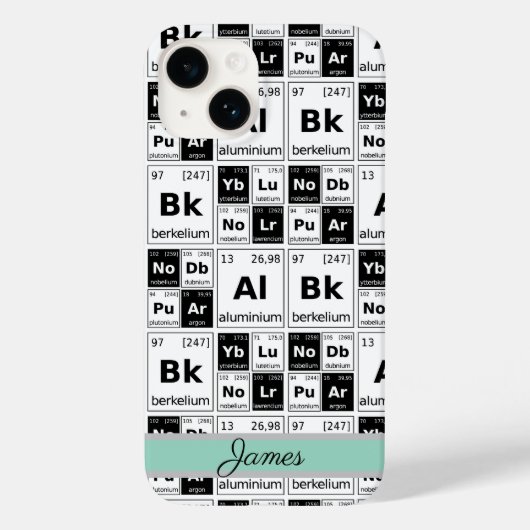Chemische Elemente  Case-Mate iPhone Hülle (Rückseite)