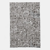 Chemische Elemente Geschirrtuch (Vertikal)