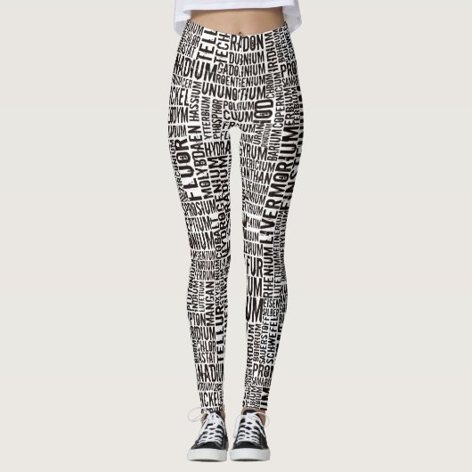 Chemische Elemente… Leggings (Vorderseite)