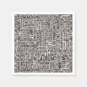 Chemische Elemente Serviette (Vorderseite)